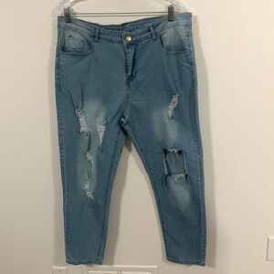 Bougies Boutique unbranded Very distressed jeans Sz 2XL & XL good condition